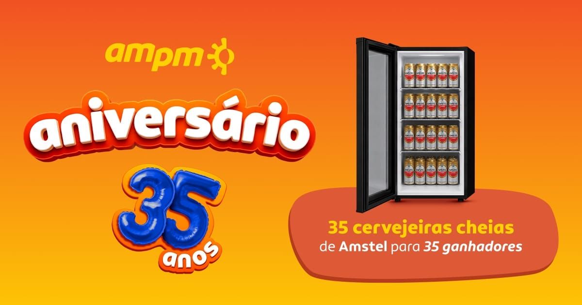 Promoção Aniversário AmPm 35 anos