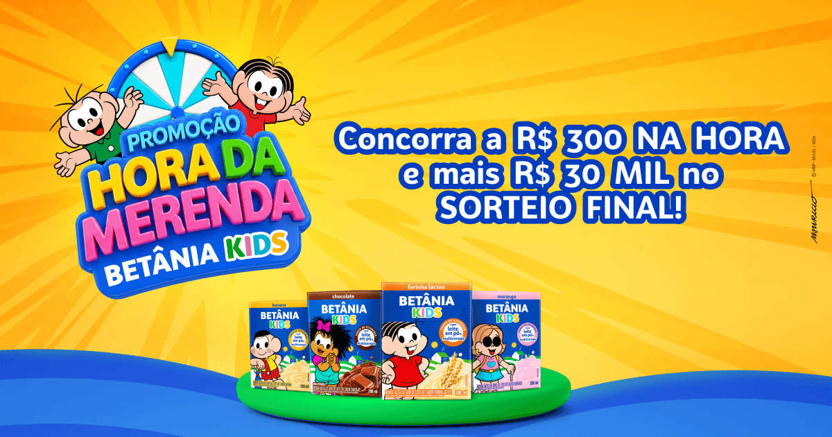 Promoção Hora da Merenda Betânia Kids