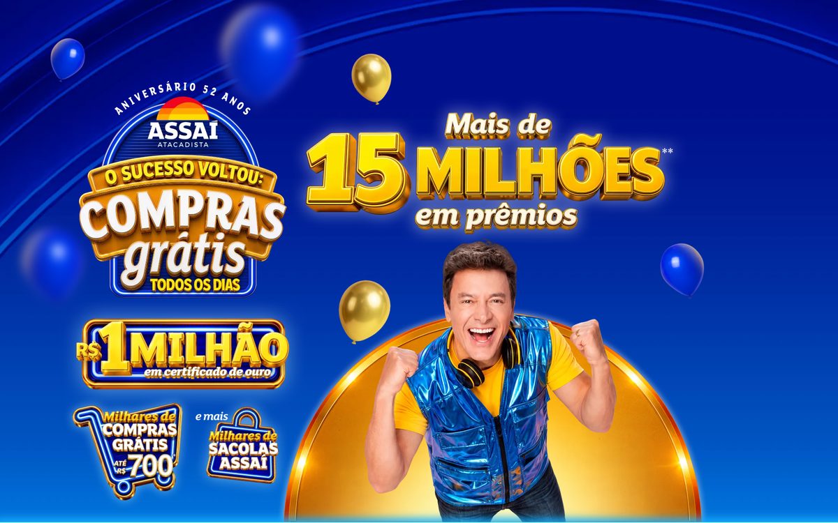 Promoção Aniversário Assaí 52 Anos