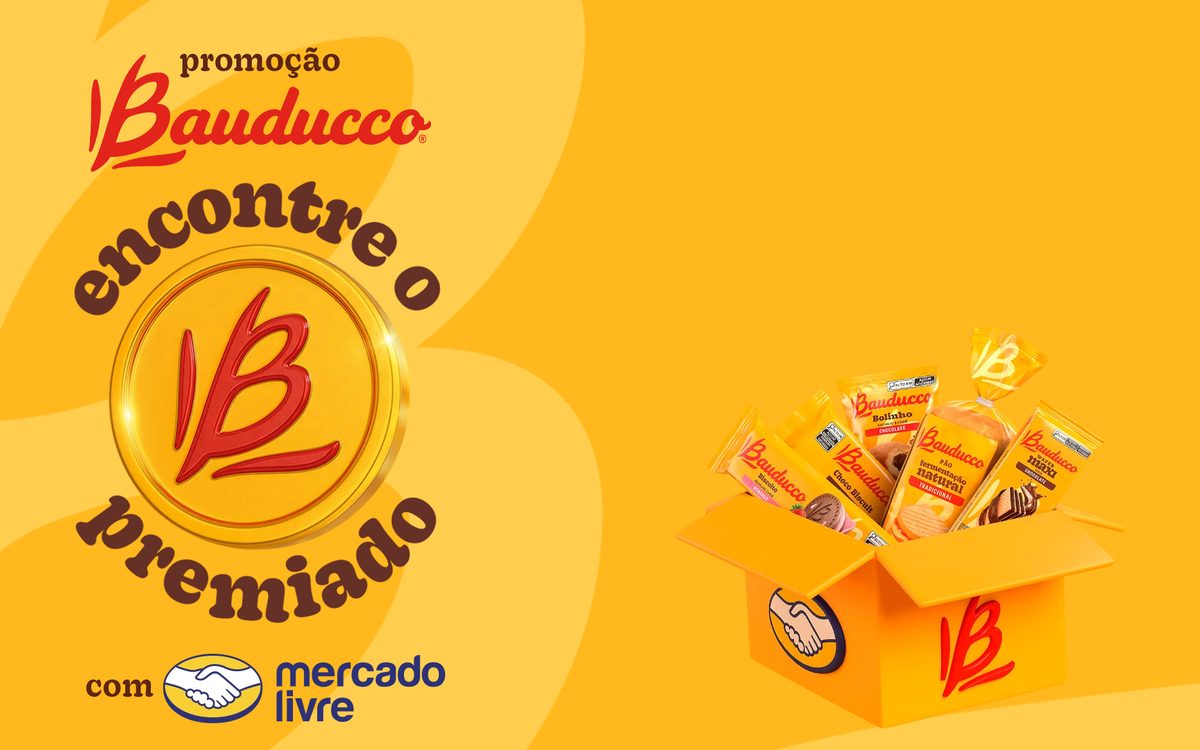 Promoção Bauducco Encontre o B Premiado com Mercado Livre