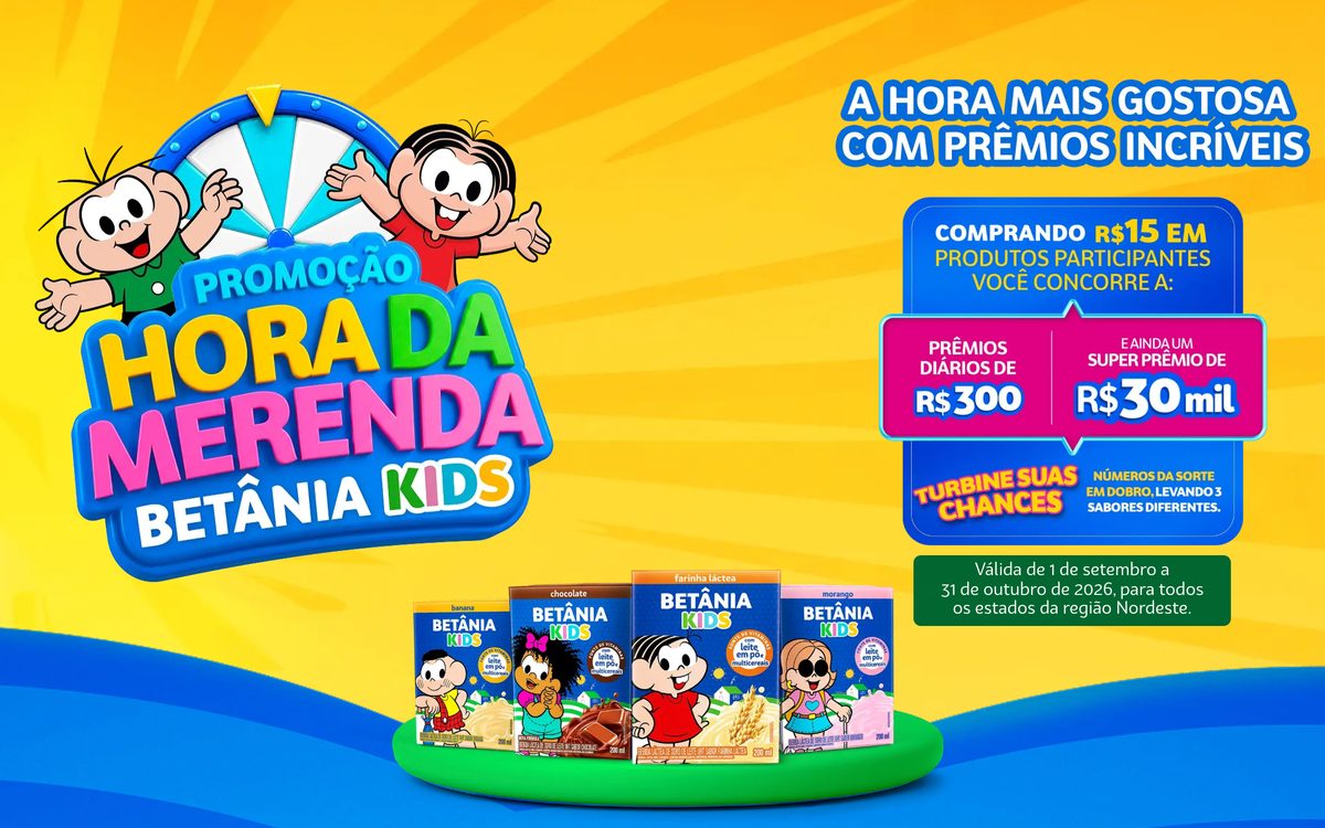 Promoção Hora da Merenda Betânia Kids