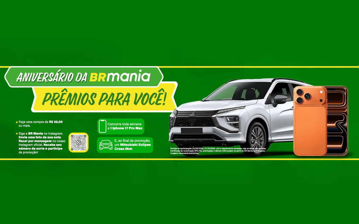 Promoção Aniversário BR Mania