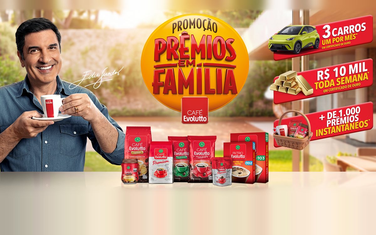 Promoção Prêmios em Família Café Evolutto