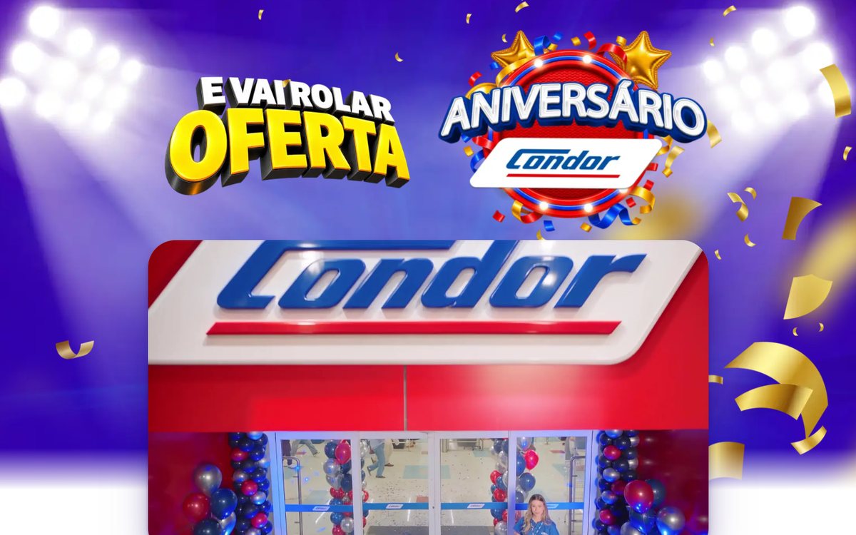 Promoção Condor Premia - Aniversário Condor 2026