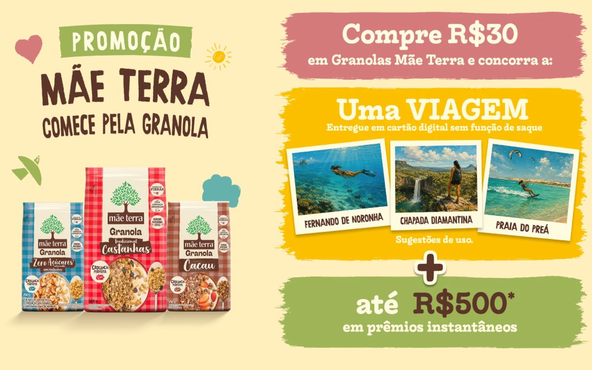 Promoção Comece pela granola