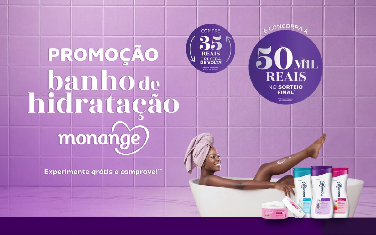 Promoção Monange Banho de Hidratação