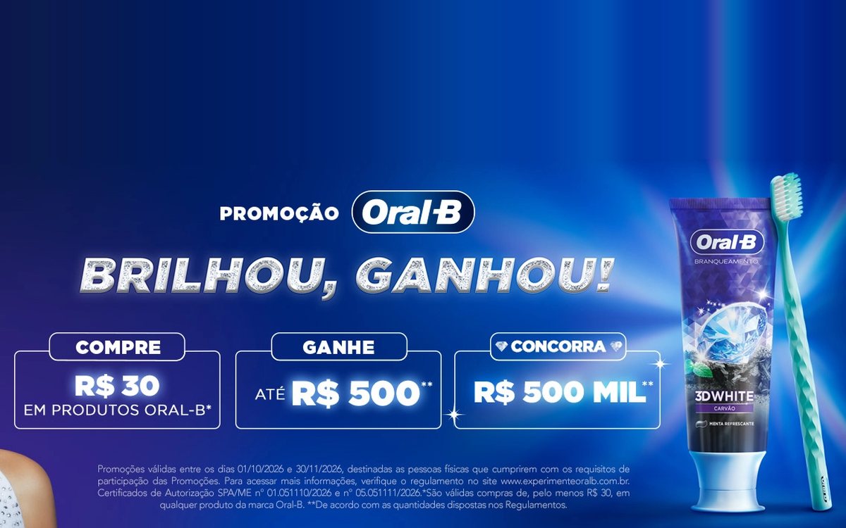 Promoção Oral-B Brilhou, Ganhou