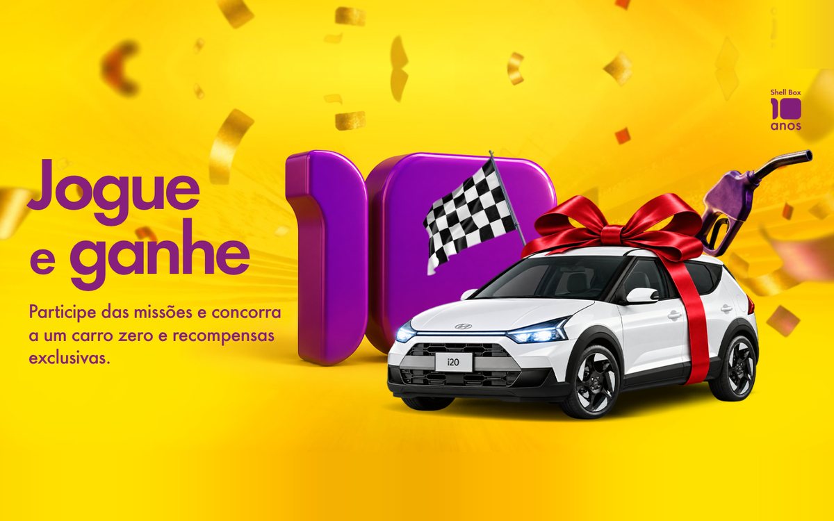 Promoção 10 Anos Shell Box - Jogue e Ganhe