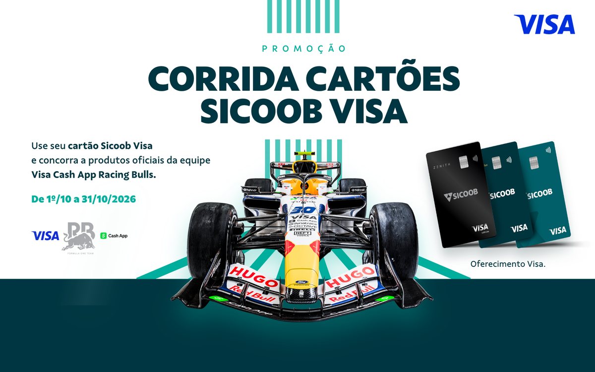 Promoção Corrida Cartões Sicoob Visa