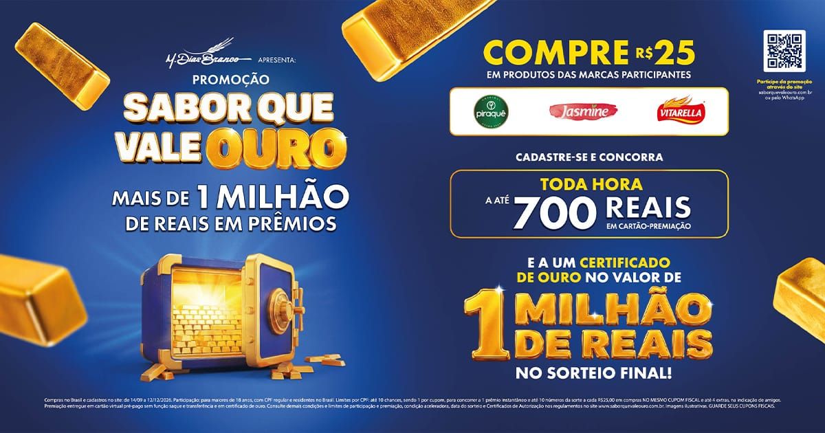 Promoção Sabor que Vale Ouro
