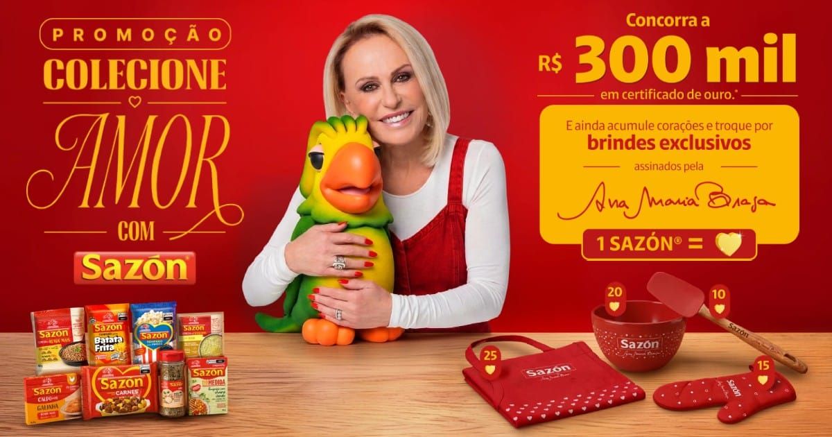 Promoção Colecione Amor com SAZÓN